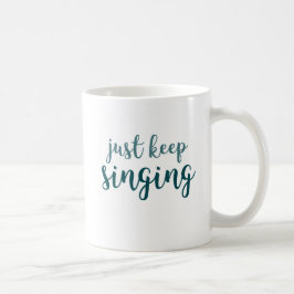 Precis sjunga för behålla kaffemugg