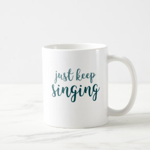 Precis sjunga för behålla kaffemugg