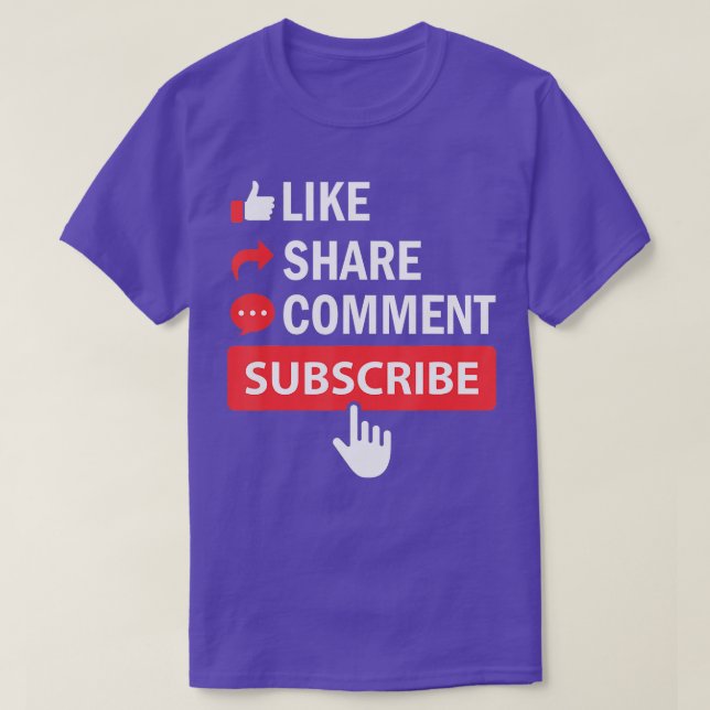 Precis som Bloggen för  prenumeration på kommentar T Shirt (Design framsida)