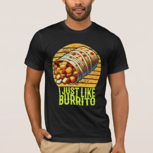 Precis som burrito t shirt