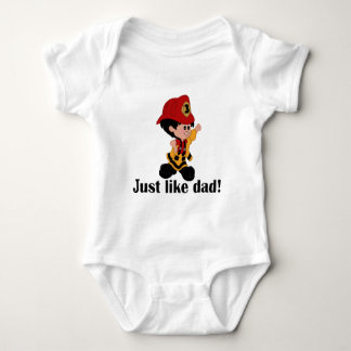 Precis som Fireman Pappa Tee Shirt