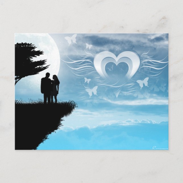 Precis som himlen vykort (Framsida)