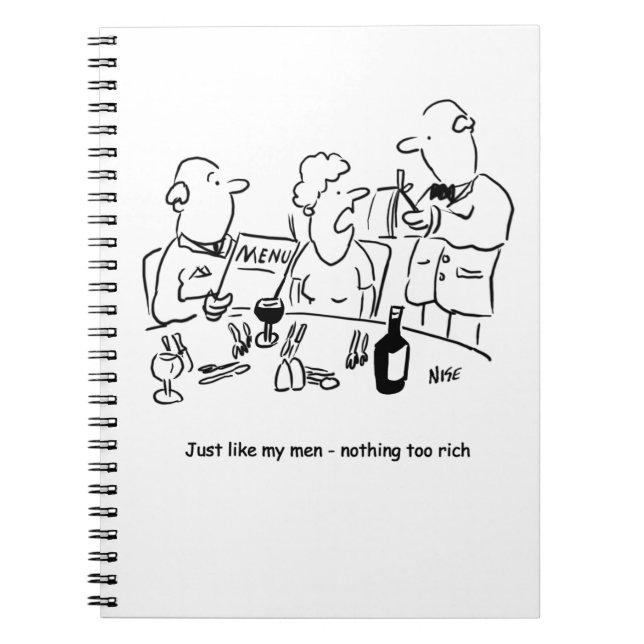 Precis som min manar. Inget för riken Anteckningsbok (Framsidan)