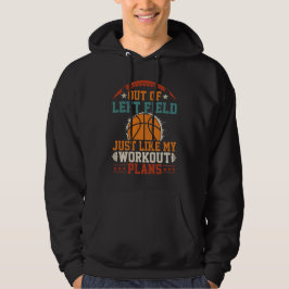 Precis som mina träningsplaner roliga sporter hoodie