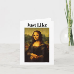 Precis som Mona Lisa _1 Kort