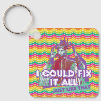 Precis som nyckelkedjan nyckelring