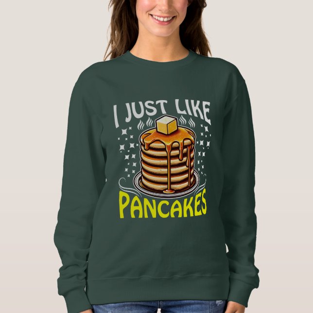Precis som pannkakor t shirt (Framsida)