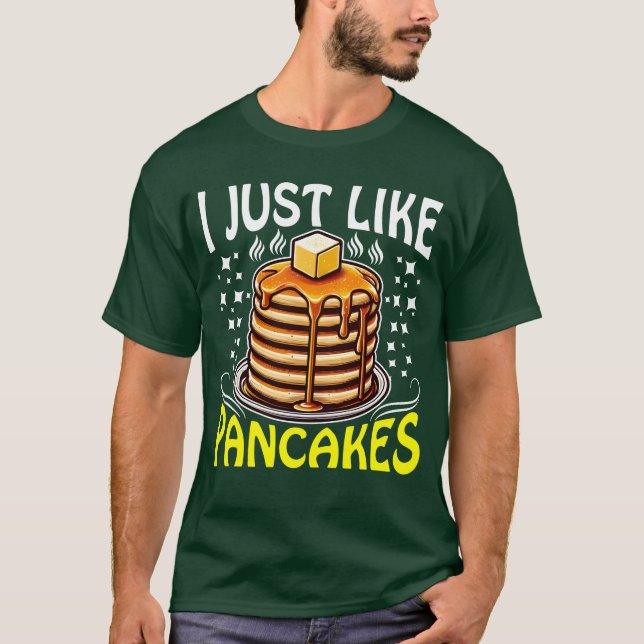 Precis som pannkakor t shirt (Framsida)
