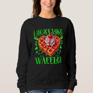 Precis som våffeldesign för älskare t shirt