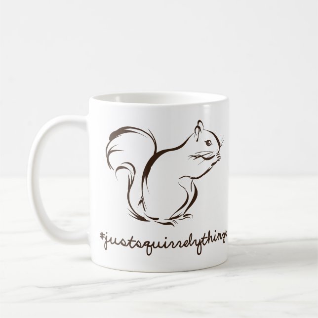 Precis Squirrely sakekorre Kaffemugg (Vänster)