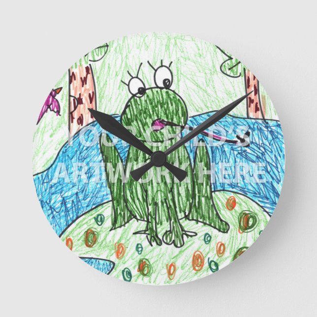 Precis tar tid på konst $21,95 rund klocka (Framsida)