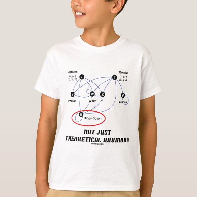 Precis teoretisk Higgs Boson inte Anymore T-shirt (Framsida)
