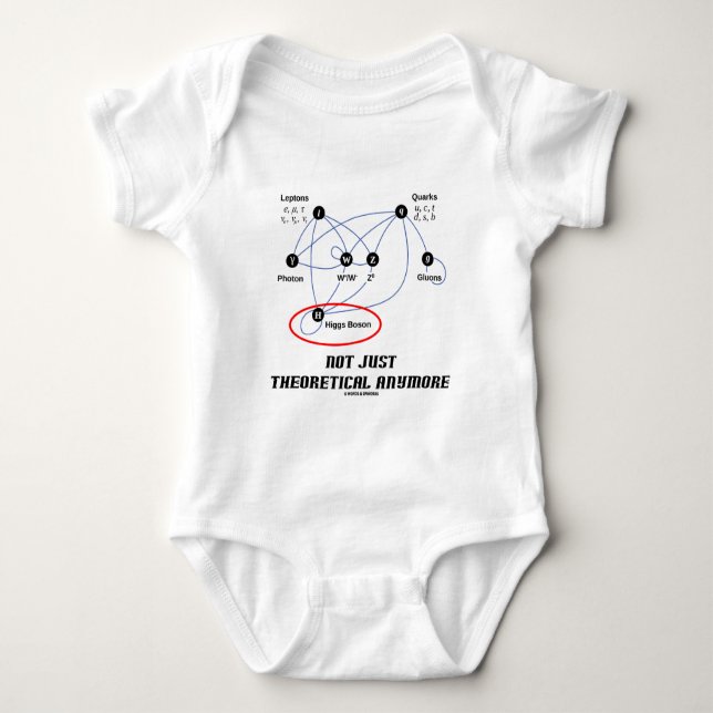 Precis teoretisk Higgs Boson inte Anymore Tee (Framsida)