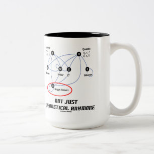 Precis teoretisk Higgs Boson inte Anymore Två-Tonad Mugg
