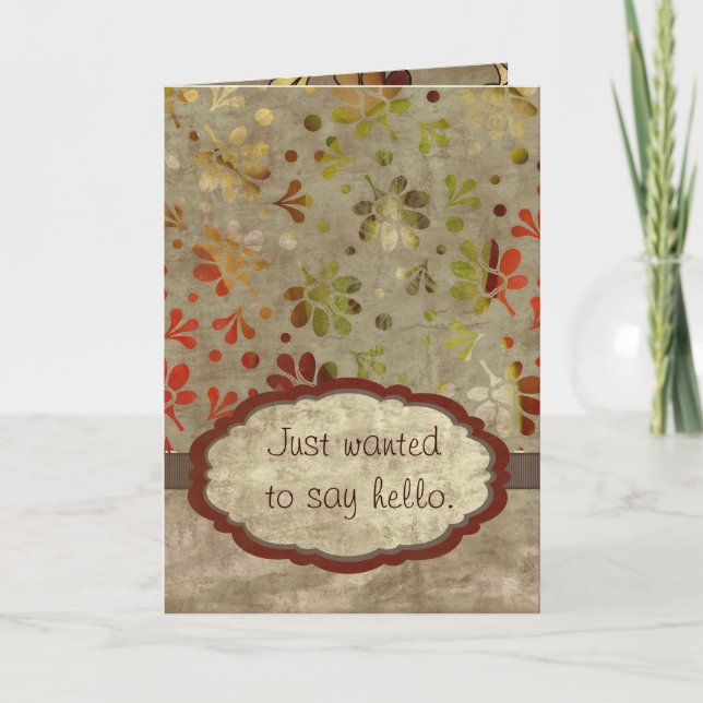 Precis till något att sägahejer kort (Framsida)