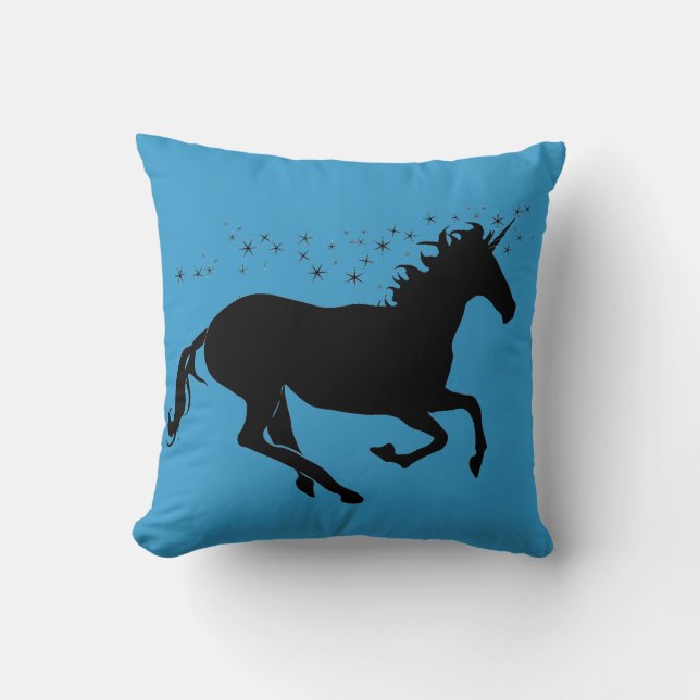 Precis tro SilhouetteUnicorn Kudde (Framsida)