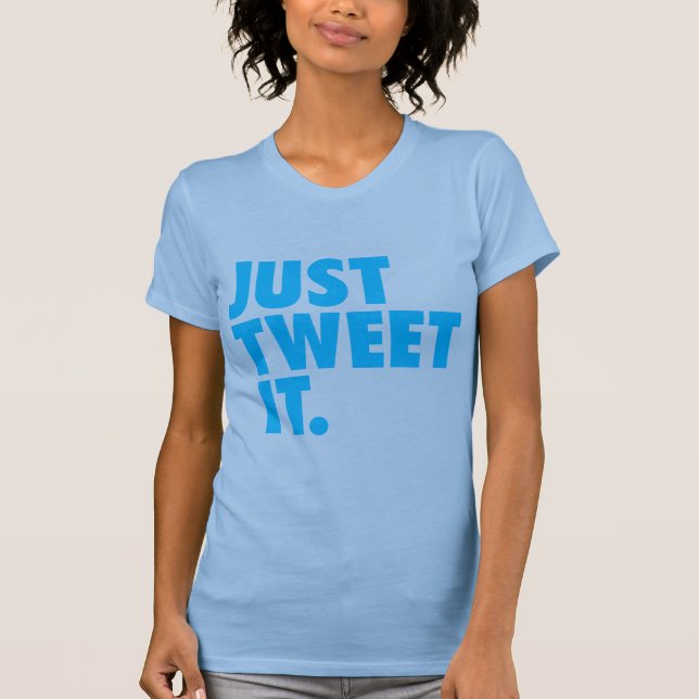 Precis Tweet det skjorta T-shirt (Framsida)
