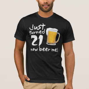 Precis vänd NU öl 21 mig FÖDELSEDAGutslagsplats T Shirt