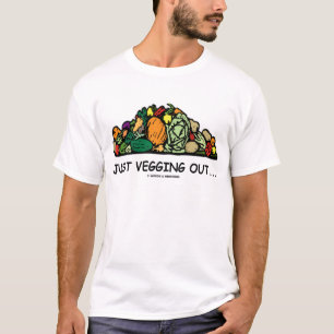 Precis Vegging ut…, (Vegetarisk humor) T-shirt