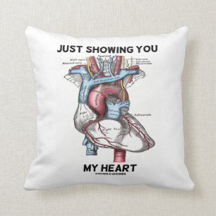 Precis visning dig min hjärta (Anatomical hjärta Kudde