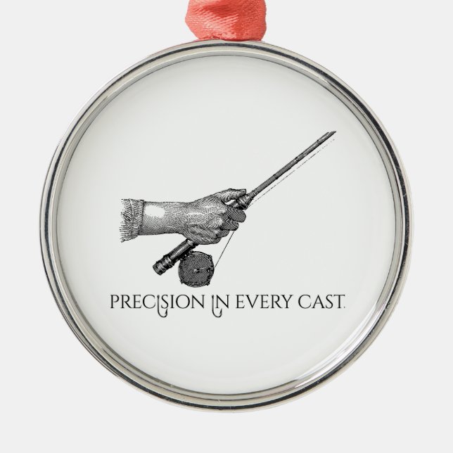 Precision i varje gjutning julgransprydnad metall (Framsidan)