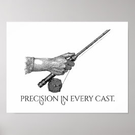 Precision i varje kast poster