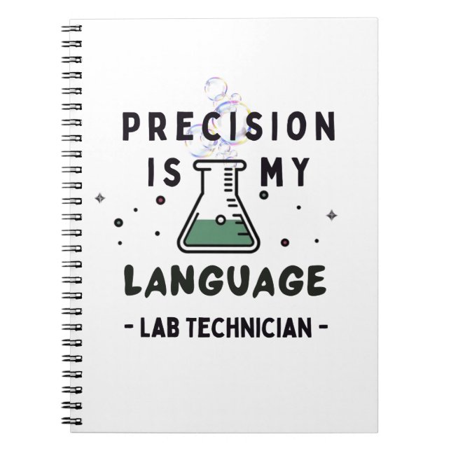 Precision is My Language – Detail-Driven Pro Anteckningsbok (Framsidan)