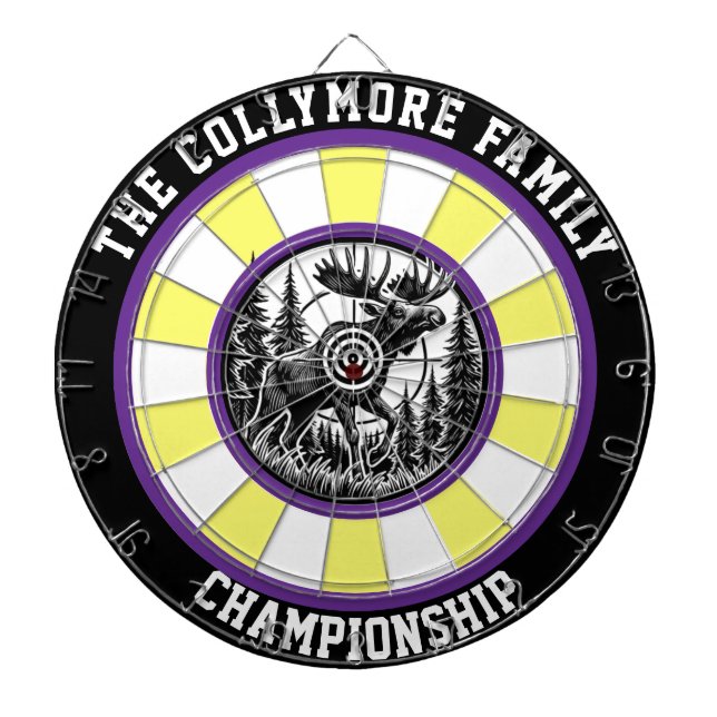 Precision Moose Forest Target Art Darttavla (Framsidan)