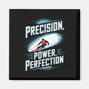 Precision Power Perfektion Alpin skidåkning Magnet