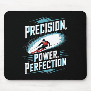 Precision Power Perfektion Alpin skidåkning Musmatta