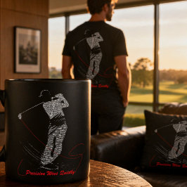 Precision vinner tyst Golf Ord Konst Kaffemugg