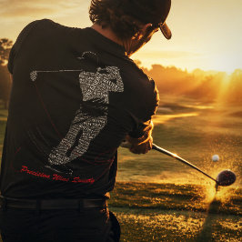 Precision vinner tyst Golf Ord Konst T Shirt