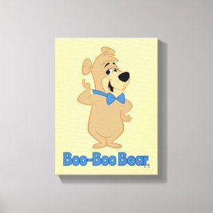 Precocious Boo-Boo Bear Canvastryck
