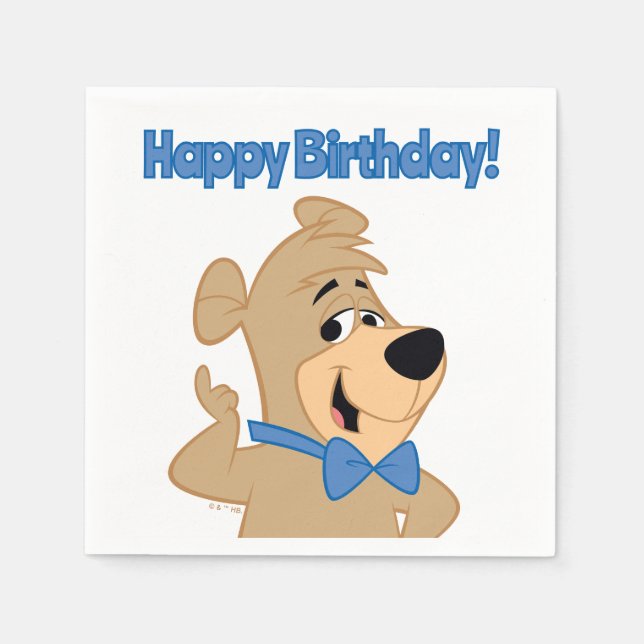 Precocious Boo-Boo Bear Pappersservett (Framsidan)