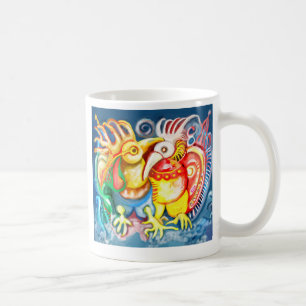 Precolumbian fåglar kaffemugg