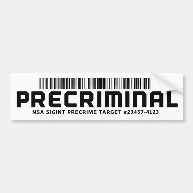 Precriminal bildekal (Framsidan)