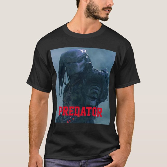 Predator 1987 Yautja black T Shirt (Framsida)