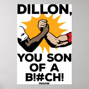 Predator Dillon, din son.. Poster
