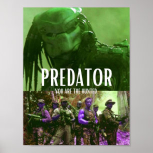 Predator.. Du är den jagade Poster