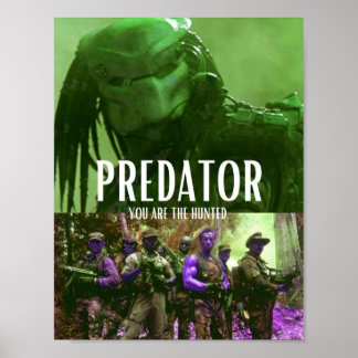 Predator.. Du är den jagade Poster