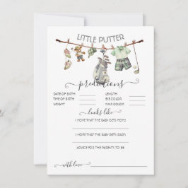 Predictions-spel för Predictions-matchen Preppy Go Inbjudningar