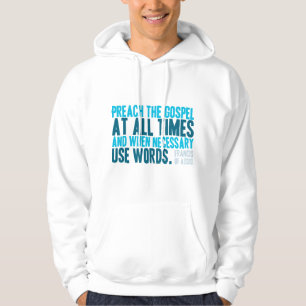 Predika Gospelet hela tiden Sweatshirt Med Luva