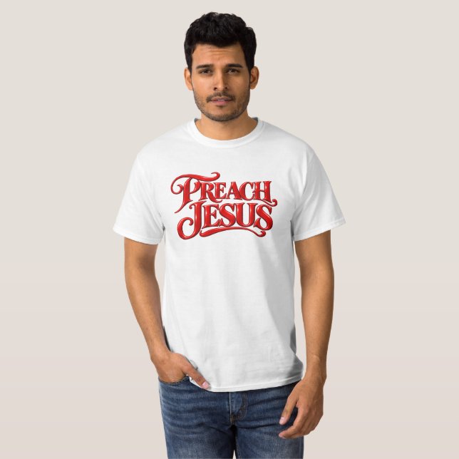 Predika Jesus T Shirt (Hel framsida)