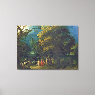 Predikanen av John The Baptist Canvastryck