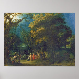 Predikanen av John The Baptist Poster