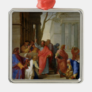 Predikanen av St Paul på Ephesus, 1649 Julgransprydnad Metall