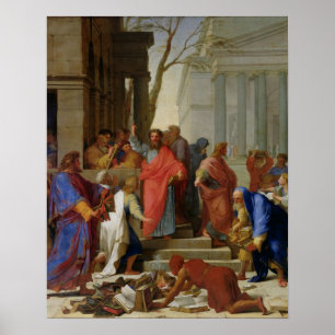 Predikanen av St Paul på Ephesus, 1649 Poster