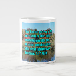 Predikaren 1:3-4 WEBU Mug Jumbo Mugg