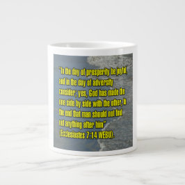 Predikaren 7:14 WEBU Mugg Jumbo Mugg