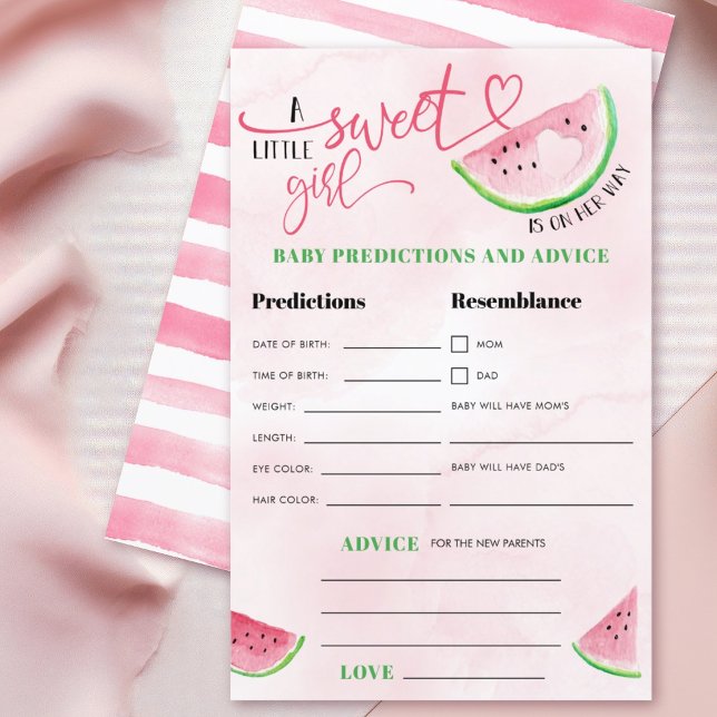 Predikationsråd för vattenmelon Watercolor Baby (Skapare uppladdad)